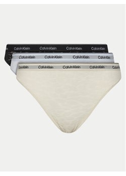 Calvin Klein Underwear Komplet 3 par fig brazylijskich 000QD5225E Kolorowy ze sklepu MODIVO w kategorii Majtki damskie - zdjęcie 178736561