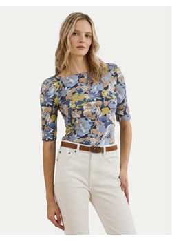 LAUREN RALPH LAUREN Bluzka 200963890001 Kolorowy Slim Fit ze sklepu MODIVO w kategorii Bluzki damskie - zdjęcie 178736840