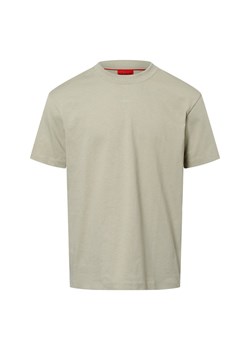 HUGO Koszulka męska - Dapolino Mężczyźni Bawełna trzcinowy jednolity ze sklepu vangraaf w kategorii T-shirty męskie - zdjęcie 178738544