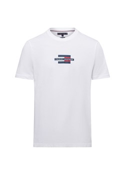 Tommy Hilfiger Koszulka męska Mężczyźni Bawełna biały jednolity ze sklepu vangraaf w kategorii T-shirty męskie - zdjęcie 178738552