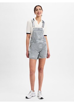 HUGO BLUE Damskie spodenki na szelkach - Gaisha Kobiety Bawełna denim w paski ze sklepu vangraaf w kategorii Szorty - zdjęcie 178738574
