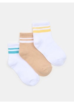Sinsay - Skarpetki 3 pack - wielobarwny ze sklepu Sinsay w kategorii Skarpetki dziecięce - zdjęcie 178740502