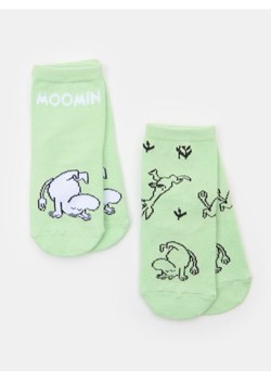 Sinsay - Skarpetki 2 pack The Moomins - zielony ze sklepu Sinsay w kategorii Skarpetki dziecięce - zdjęcie 178740520