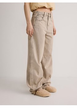 Reserved - Jeansy baloon fit - jasnoszary ze sklepu Reserved w kategorii Jeansy damskie - zdjęcie 178745454