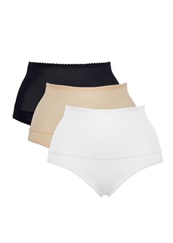 Figi modelujące Mitex Iga Maxi 3-pak czarny/biały/beż ze sklepu kontri.pl w kategorii Bielizna wyszczuplająca - zdjęcie 178754054