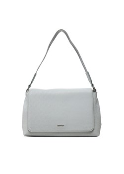 Torebka Calvin Klein Ck Must Satchel_Mono K60K613181 Szary ze sklepu eobuwie.pl w kategorii Listonoszki - zdjęcie 178757064