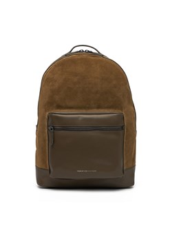 Plecak Tommy Hilfiger Th Casual Suede Backpack AM0AM13229 Zielony ze sklepu eobuwie.pl w kategorii Plecaki - zdjęcie 178757072