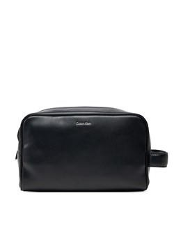 Kosmetyczka Calvin Klein Ck Sleek Washbag K50K512951 Czarny ze sklepu eobuwie.pl w kategorii Kosmetyczki - zdjęcie 178757143