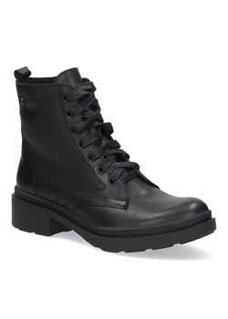 Skórzane botki workery damskie Pollonus czarny lico 5-1538-002 ze sklepu butyolivier w kategorii Botki - zdjęcie 178766181