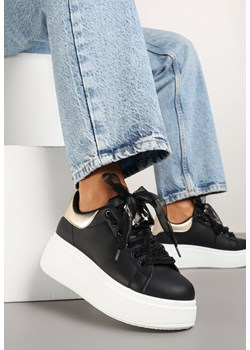 Czarne Sneakersy z Cyrkoniami Vivioriana ze sklepu renee.pl w kategorii Buty sportowe damskie - zdjęcie 178767010