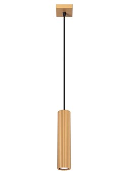 Złota pojedyńcza lampa wisząca - D296 Otra ze sklepu Edinos.pl w kategorii Lampy sufitowe - zdjęcie 178768033