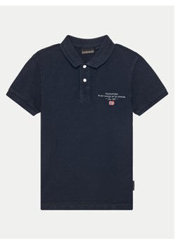 Napapijri Polo Elbas 5 NP0A4G4N1761 M Granatowy Regular Fit ze sklepu MODIVO w kategorii T-shirty chłopięce - zdjęcie 178772361