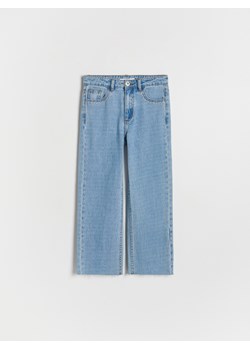 Reserved - Jeansy straight fit z ćwiekami - niebieski - id: 086CD-50J - marki Reserved - 178773793 Reserved - Jeansy straight fit z ćwiekami - niebieski ze sklepu Reserved w kategorii Spodnie dziewczęce - zdjęcie 178773793