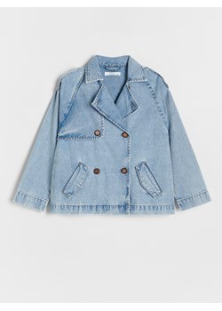 Reserved - Jeansowy trencz - niebieski ze sklepu Reserved w kategorii Kurtki dziewczęce - zdjęcie 178774114