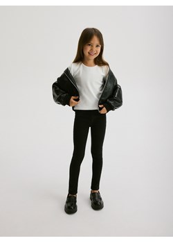 Reserved - Kurtka z imitacji skóry - czarny ze sklepu Reserved w kategorii Kurtki dziewczęce - zdjęcie 178780482