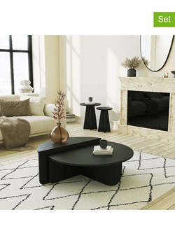 Scandinavia Concept Stoliki (2 szt.) "Podium" w kolorze czarnym ze sklepu Limango Polska w kategorii Stoliki kawowe - zdjęcie 178782552