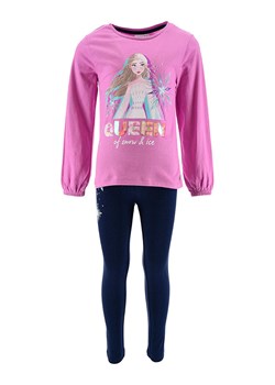 Disney Frozen 2-częściowy zestaw &quot;Kraina Lodu&quot; w kolorze granatowo-fiołkowym ze sklepu Limango Polska w kategorii Komplety dziewczęce - zdjęcie 178782731