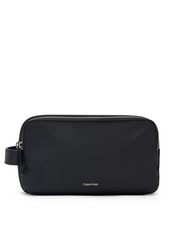 Kosmetyczka Calvin Klein Business Tech 2G Washbag K50K512952 Czarny ze sklepu eobuwie.pl w kategorii Kosmetyczki - zdjęcie 178784221