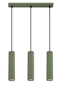 Oliwkowa lampa wisząca w loftowym stylu - D298 K3-R25 ze sklepu Edinos.pl w kategorii Lampy sufitowe - zdjęcie 178785100