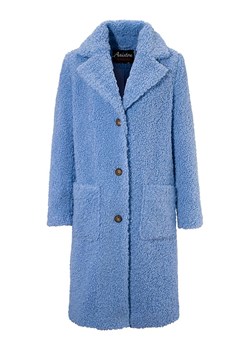 Aniston Płaszcz pluszowy w kolorze błękitnym ze sklepu Limango Polska w kategorii Płaszcze damskie - zdjęcie 178789073