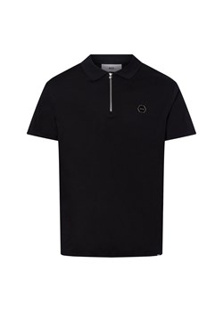 BALR. Męska koszulka polo - Hex Mężczyźni Bawełna czarny jednolity ze sklepu vangraaf w kategorii T-shirty męskie - zdjęcie 178791210