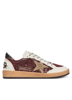 Sneakersy GOLDEN GOOSE Ball Star GWF00117.F006123.40495 Bordowy ze sklepu eobuwie.pl w kategorii Buty sportowe damskie - zdjęcie 178802141