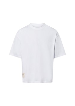 Alpha Industries Koszulka męska - Studio Edition Mężczyźni Bawełna biały jednolity ze sklepu vangraaf w kategorii T-shirty męskie - zdjęcie 178806810