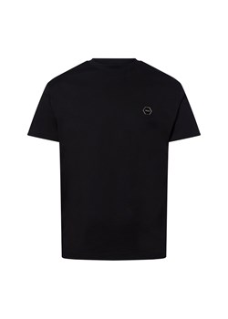BALR. Koszulka męska Mężczyźni Bawełna czarny jednolity ze sklepu vangraaf w kategorii T-shirty męskie - zdjęcie 178806812