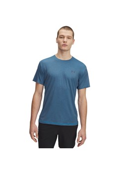 Męska koszulka treningowa Under Armour Vanish Elite Vent Prtd SS - niebieska ze sklepu Sportstylestory.com w kategorii T-shirty męskie - zdjęcie 178810130
