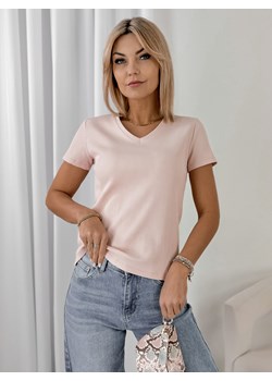 bluzka aimee pudrowy róż one size ze sklepu UBRA w kategorii Bluzki damskie - zdjęcie 178814153