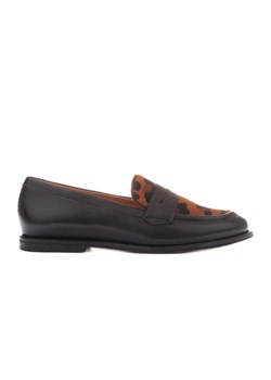 Marco Shoes Loafersy Lorenzo Pony czarne ze sklepu ButyModne.pl w kategorii Mokasyny damskie - zdjęcie 178814873