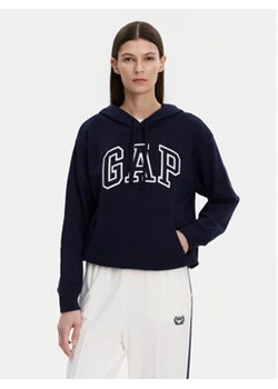 Gap Bluza 870537-05 Granatowy Relaxed Fit ze sklepu MODIVO w kategorii Bluzy damskie - zdjęcie 178816192