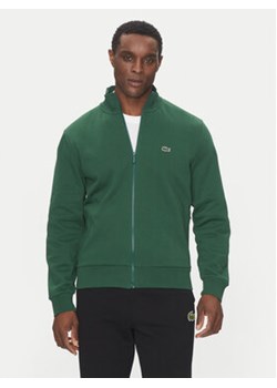 Lacoste Bluza SH9622 Zielony Regular Fit ze sklepu MODIVO w kategorii Bluzy męskie - zdjęcie 178816712