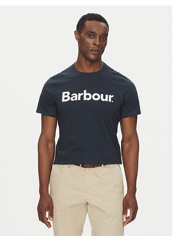 Barbour T-Shirt Logo MTS0531NY31 Granatowy Tailored Fit ze sklepu MODIVO w kategorii T-shirty męskie - zdjęcie 178816803