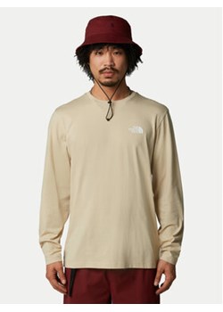 The North Face Longsleeve Simple Dome NF0A87QN Beżowy Regular Fit ze sklepu MODIVO w kategorii T-shirty męskie - zdjęcie 178816823