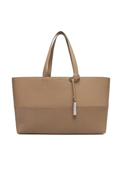 Torebka Calvin Klein Ck Mixmedia Shopper_Mono K60K613166 Beżowy ze sklepu eobuwie.pl w kategorii Torby Shopper bag - zdjęcie 178819050