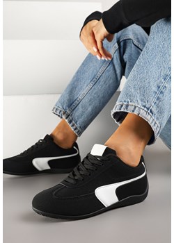 Czarne Sneakersy Typu Klasyczne Tenisówki Zelritia ze sklepu renee.pl w kategorii Buty sportowe damskie - zdjęcie 178822901