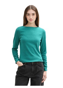 TOM TAILOR Denim Koszulka w kolorze turkusowym ze sklepu Limango Polska w kategorii Bluzki damskie - zdjęcie 178825062