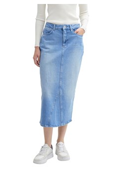 TOM TAILOR Denim Spódnica dżinsowa w kolorze błękitnym ze sklepu Limango Polska w kategorii Spódnice - zdjęcie 178825212