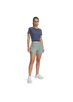 Damskie spodenki do biegania Under Armour UA Fly By 3\'\' Shorts - zielone ze sklepu Sportstylestory.com w kategorii Szorty - zdjęcie 178828700