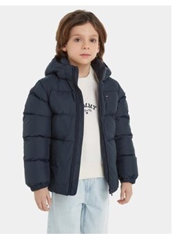 Tommy Hilfiger Kurtka zimowa Essential KB0KB08341 M Granatowy Regular Fit ze sklepu MODIVO w kategorii Kurtki chłopięce - zdjęcie 178831672