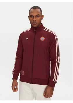 adidas Bluza FC Bayern Terrace JF0582 Czerwony Slim Fit ze sklepu MODIVO w kategorii Bluzy męskie - zdjęcie 178832401