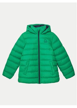 United Colors Of Benetton Kurtka zimowa 2WU0CN016 Zielony Regular Fit ze sklepu MODIVO w kategorii Kurtki chłopięce - zdjęcie 178835974