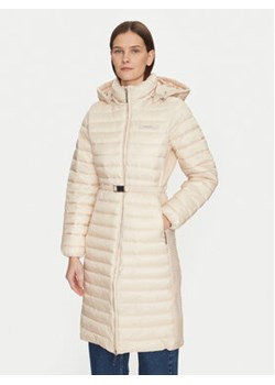 Calvin Klein Kurtka zimowa K20K207732 Beżowy Slim Fit ze sklepu MODIVO w kategorii Kurtki damskie - zdjęcie 178838952