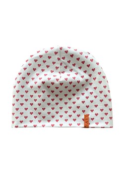 LiVi Czapka beanie &quot;Heart Rosa&quot; w kolorze jasnoróżowym ze sklepu Limango Polska w kategorii Czapki dziecięce - zdjęcie 178848353