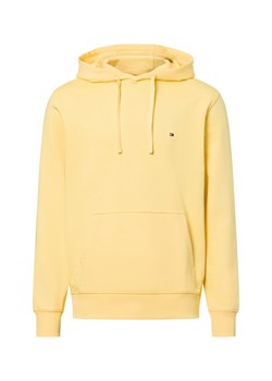 Tommy Hilfiger Bluza męska z kapturem - Essential Terry Hoody Mężczyźni Bawełna żółty jednolity ze sklepu vangraaf w kategorii Bluzy męskie - zdjęcie 178850681
