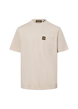 Superdry Koszulka męska Mężczyźni Bawełna beżowy jednolity ze sklepu vangraaf w kategorii T-shirty męskie - zdjęcie 178850684