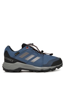 Trekkingi adidas Terrex GORE-TEX JI1358 Granatowy ze sklepu eobuwie.pl w kategorii Buty trekkingowe dziecięce - zdjęcie 178851961