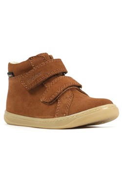 Richter Shoes Skórzane buty &quot;Dash&quot; w kolorze jasnobrązowym do chodzenia na boso ze sklepu Limango Polska w kategorii Buty zimowe dziecięce - zdjęcie 178852152
