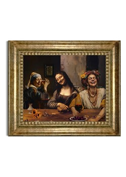 Orangewallz Druk artystyczny "Girls Night Out" w ramce - 50 x 40 cm ze sklepu Limango Polska w kategorii Obrazy - zdjęcie 178852181